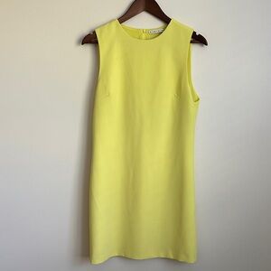 Alice + Olivia Sunny Yellow Sleeveless Mini Dress